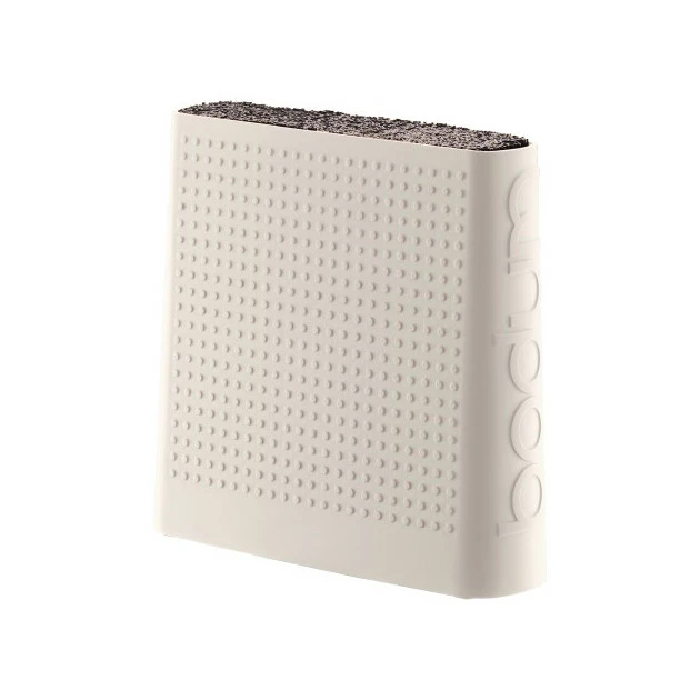 Bloc à Couteaux Crème BISTRO Bodum Promo ✔️ Bloc à Couteaux Crème BISTRO Bodum ✔️ -De Buyer Shop bloc a couteaux creme bistro bodum