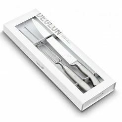 Sortie 🎉 Coffret Découpe Viande Couteau à Découper 22 cm et Fourchette Diapason 21 cm Oryx Déglon 🌟