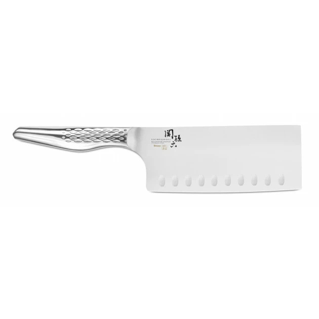 Couteau de Chef Chinois Lame Alvéolée 16,5 cm Seki Magoroku Shoso Kai Grosses soldes ???? Couteau de Chef Chinois Lame Alvéolée 16,5 cm Seki Magoroku Shoso Kai ???? -De Buyer Shop couteau de chef chinois lame alveolee 165 cm seki magoroku shoso kai