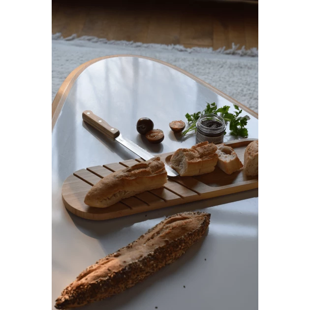 Meilleur prix 😀 Planche à Pain Longue en Bambou 50 x 15 cm Pebbly 👏 3 Meilleur prix 😀 Planche à Pain Longue en Bambou 50 x 15 cm Pebbly 👏 – Image 3