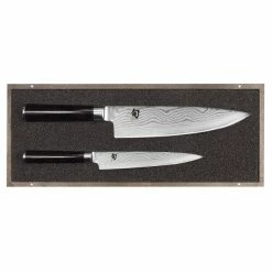 Offres 🛒 Set Couteau Universel et Couteau de Chef Shun Classic Damas Kai 👏